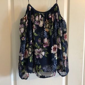 Cold shoulder blouse